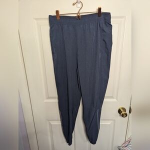 Skora Mens Jogger Pants Blue Qwick Dry Size Medium